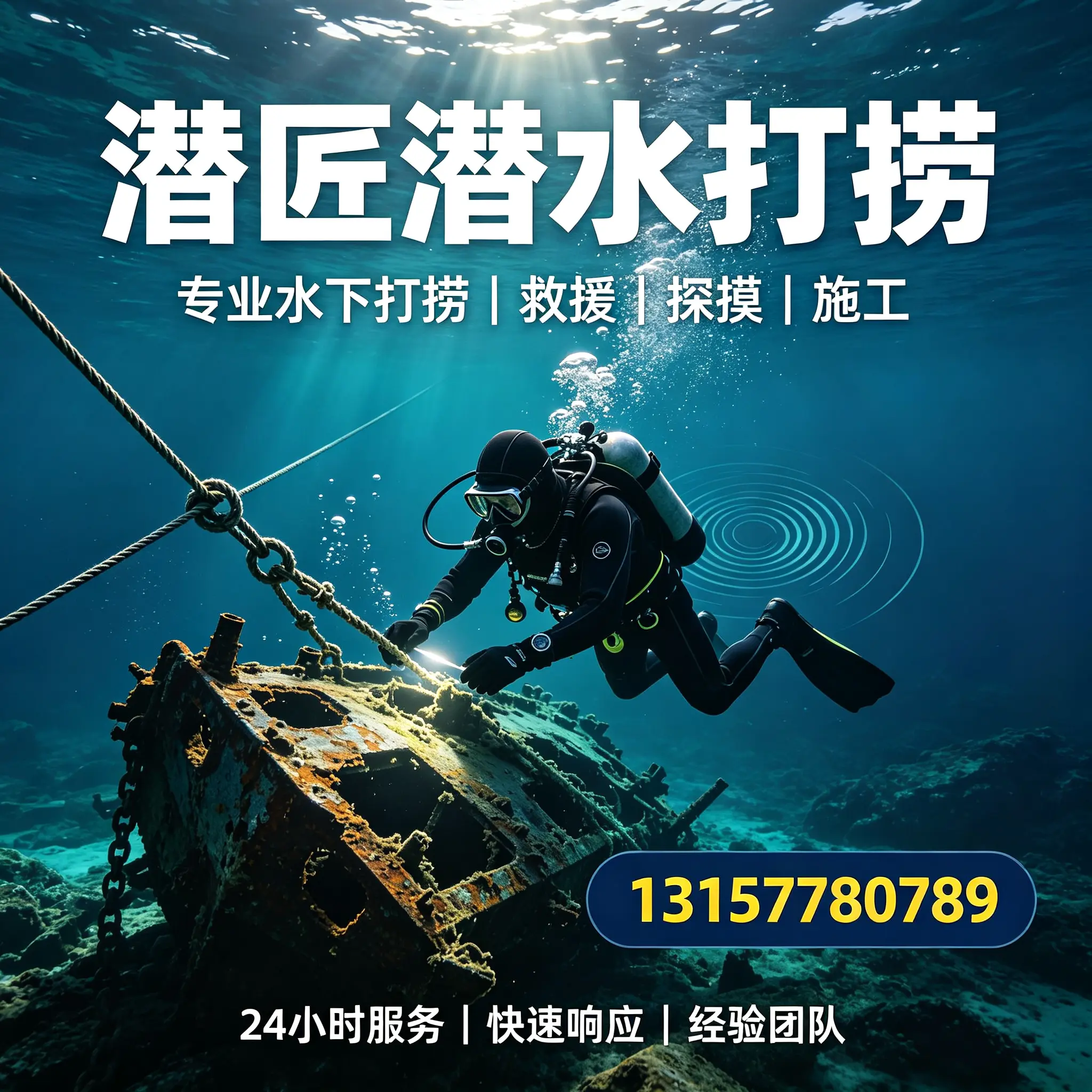 盐亭水下打捞作业服务产品